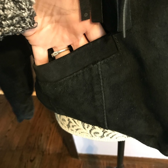 Vintage fringe Suede coat - Picture 6 of 10